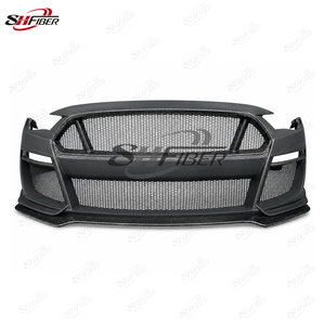 Parachoques Delantero de Fibra de Carbono Modificado para <span class=keywords><strong>Mustang</strong></span> GT350, Compatible con <span class=keywords><strong>Ford</strong></span> <span class=keywords><strong>Mustang</strong></span> S550 2015-<span class=keywords><strong>2017</strong></span> - Product Image 4