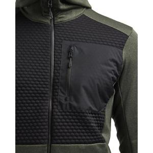 BLAKLADER - 354025334199S Sudadera con capucha con cremallera larga Otoño verde/Negro-EAN 7330509868805 WORK HOODIES - Product Image 4