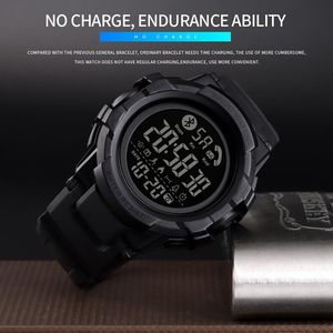 <span class=keywords><strong>Skmei</strong></span> — montre intelligente pour hommes, accessoire de sport, bracelet en caoutchouc, notification de messages - Product Image 2