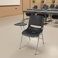 Mobilier scolaire et de bureau en plastique moderne et durable chaise de conférence de formation table d'écriture pour les classes conférences hôpitaux