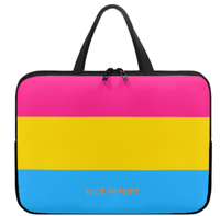 Sac pour ordinateur portable Nonbinary Rainbow, étui fin pour ordinateur portable avec fermeture éclair de qualité supérieure, sac portable pour tablette, grande capacité