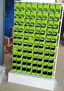 Macetas verticales de <span class=keywords><strong>flores</strong></span>, planta hidropónica de plástico, pared verde - Product Image 5