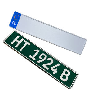 Placa de Matrícula de Coche Acrílica Europea Personalizada, Placa Decorativa de Moda con Números Acrílicos 3D/4D - Product Image 5