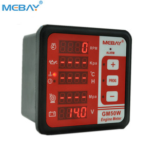 Mebay Bomba de agua remota Medidor de panel <span class=keywords><strong>digital</strong></span> GM50WR Protección de baja presión de aceite - Product Image 6