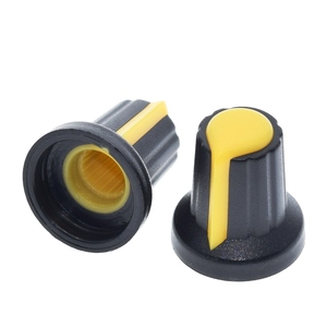 Perilla de Potenciómetro RK097/WH148, Perillas de Plástico, Orificio de Eje de 6 mm, AG2, Amarillo, Naranja, Azul, Blanco, Rojo - Product Image 1