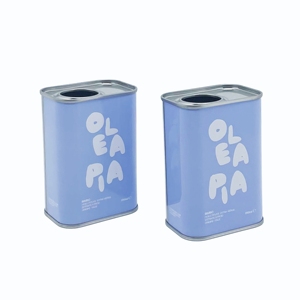 Échantillon disponible – Emballage écologique en fer blanc de qualité alimentaire pour huile d'olive, 250 ml, boîte métallique avec impression offset et logo personnalisé - Product Image 4
