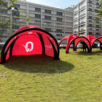 Tente publicitaire portable Tentspace pour l'extérieur, gonflables, logo personnalisé, dimensions personnalisées, pompe à air électrique pour salon professionnel/promotion