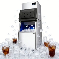 Machine à glaçons commerciale en acier inoxydable 300 kg pour entrepôt