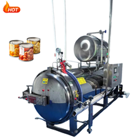 Autoclave Comercial Automática para Alimentos, Máquina de Retorta de Alta Temperatura y Alta Presión para Esterilizar Productos Enlatados, Embotellados y en Bolsas