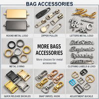 Fermoir de sac en métal personnalisé avec logo, boucle en zinc colorée multi-styles, attache rotative pour sac à main, accessoires de bricolage