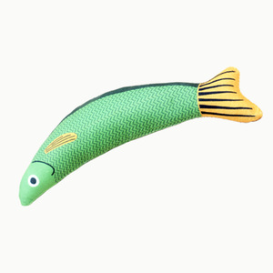 Hierba de algodón sostenible, juguete para mascotas, gatos, perros, hierba gatera, simulación de pescado, mordedor, palo de entrenamiento, autoentretenimiento, bolsa de juguete para gatitos, felpa - Product Image 4