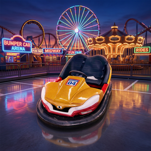 Prezzo di fabbrica parco divertimenti attrezzature batteria elettrica paraurti auto - Product Image 1