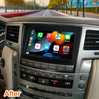 Autoradio Android 13 RoadNavi avec lecteur CD DSP pour Lexus LX570 2007-2015, CarPlay sans fil, 4G, 360