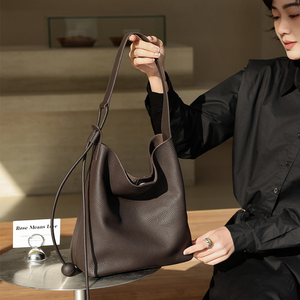 Women's <b>Large</b> Capacity Genuine Leather Shoulder <b>Bag</b> - Product Image 1