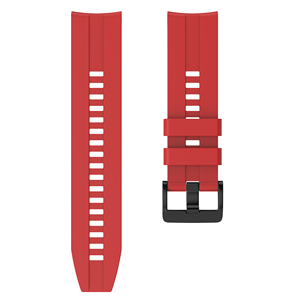 Cinturini in Silicone di Alta Qualità per <span class=keywords><strong>Huawei</strong></span> <span class=keywords><strong>GT2</strong></span> Watch 46mm con Fibbia Nera - Product Image 5
