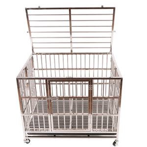 Caisses et cages en métal pour chiens de compagnie, transporteur portable coulissant en Chine Cages pour chiens d'usine, Cages pliantes pour animaux de compagnie à usage intensif - Product Image 3