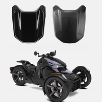 Kit de Carenado de Asiento de Fibra de Carbono para Motocicleta Trike Ryker 600 2019-2025, Cubierta Trasera del Asiento, Kit de Carrocería, Negro