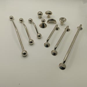 Poignée de meuble ovale en laiton style français, bouton de placard, poignée de porte de garde-robe, quincaillerie décorative durable - Product Image 5