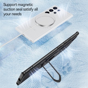Funda Magnética Transpirable con Orificios para Disipación de Calor y Anillo para iPhone 15 11 13 Max 11 Plus con Soporte Oculto - Product Image 4