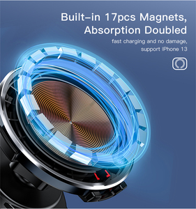 C131 yesido siêu mạnh mẽ từ dính sạc không dây sạc cho IP 12 13 xe điện thoại di động chủ - Product Image 5