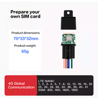 Traceur GPS WiFi 4G pour voiture, dispositif de suivi GPS miniature facilement dissimulable, suivi mondial, prise en charge PC, prix usine, OEM ODM