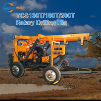 YCS-130T/180T/200T Foreuse mobile sur remorque pour puits profonds, machine de forage rotative à bas prix