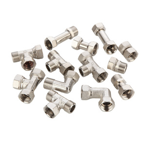 Raccord en T en cuivre 1/2 po, filetage interne/externe, connecteur de tuyau de chauffe-eau, haute résistance à la pression, type axial épaissi - Product Image 3