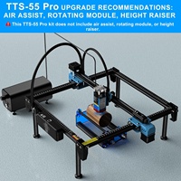 Machine de gravure et de découpe laser Twotrees TTS-55 Pro prête à être expédiée, à focale fixe, avec protection oculaire et conception laser à spot compressé