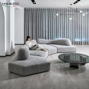 Italiano reclinável canto grande modular secional sofá comercial moderno tecido sofás sala de estar canto secional sofás