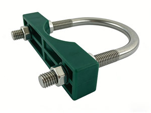 Pernos en U de Acero Inoxidable con Anillos de Goma, Accesorios de Soporte Pre-fabricados para Tuberías de Gran Diámetro / Abrazaderas Hidráulicas - Product Image 5