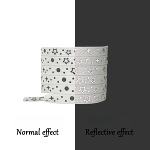Nouveau <span class=keywords><strong>AF1</strong></span> All-Match Hommes Femmes Toile Réfléchissante Étoile Galaxie Lumineux Imprimé Coloré 8mm Polyester Lacets - Product Image 5