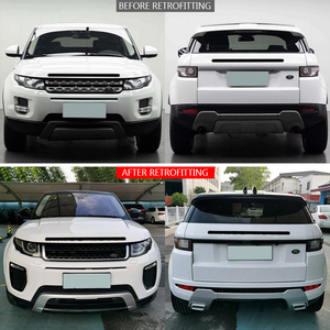 Modification de voiture, kits carrosserie 2019 pour voitures, pare-chocs avant, pare-chocs arrière sans phares, feux arrière pour <span class=keywords><strong>Range</strong></span> <span class=keywords><strong>Rover</strong></span> 2013-2015 Evoque - Product Image 2