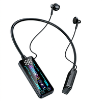 Écouteurs intra-auriculaires élégants avec affichage numérique et commande tactile, Bluetooth 5.4, pour la course, les trajets quotidiens et l'usage quotidien (vente en gros)