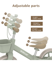 Vélo d'équilibre durable pour enfants de 12 pouces avec selle réglable et roues en PU sans entretien |   Conçu pour les aventures en plein air OEM ODM