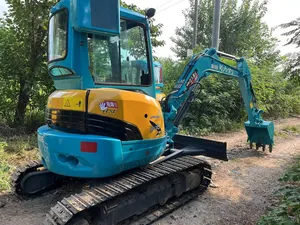 Mini-excavatrice de chantier d'occasion de 3,5 tonnes, marque japonaise d'origine, très vendue, U35, prix bas et bon état - Product Image 2
