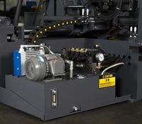 Machine de découpe de métal CNC à angle rotatif, scie à ruban automatique avec moteur à engrenages et pompe