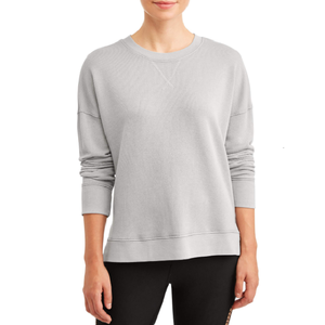 Felpa da <span class=keywords><strong>donna</strong></span> felpa girocollo Unisex in pile ricamato personalizzato felpa girocollo in cotone femminile da BD - Product Image 3