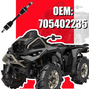 Eje de Transmisión Delantero JGMOTO, Compatible con Outlander Max Renegade <span class=keywords><strong>650</strong></span> 850 1000R OEM 705402235 - Product Image 6