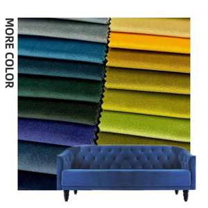 Tissu <span class=keywords><strong>d</strong></span>'<span class=keywords><strong>ameublement</strong></span> jacquard 100 % polyester, velours uni, textile de maison respirant <span class=keywords><strong>et</strong></span> léger 190 GSM pour <span class=keywords><strong>rideaux</strong></span> - Product Image 3