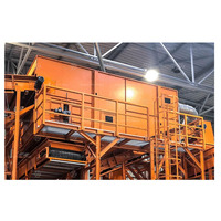 Système de tri des déchets de construction multifonctionnel 160 kW avec séparateur d'air professionnel en acier du fabricant – Classificateur d'air