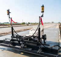 Machine de nivellement laser haute performance avec réservoir de carburant de 140 L pour la construction de dalles routières sur de longues périodes