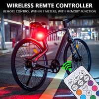 Nouvelle lampe de véhicule à télécommande sans fil, universelle, 8 couleurs, feux d'avertissement clignotants pour motos et voitures