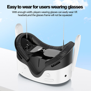 Cubierta Facial para VR con Diseño Ergonómico para <span class=keywords><strong>Meta</strong></span> <span class=keywords><strong>Quest</strong></span> 3s con Protección de Luz, Transpirable y Resistente al Sudor - Product Image 4
