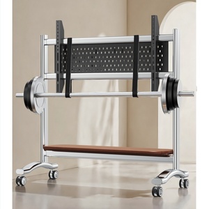 In acciaio inox <span class=keywords><strong>TV</strong></span> carrello Mobile casa espositivo Art piano in piedi <span class=keywords><strong>carrelli</strong></span> <span class=keywords><strong>TV</strong></span> Trolley per 50/55/65/75/85/100/110 pollici - Product Image 5