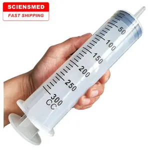 300ml大容量シリンジ再利用可能なプラスチックポンプ栄養素測定シリンジ