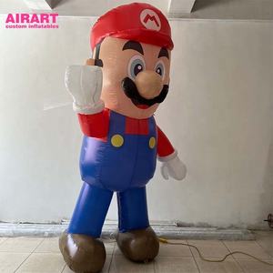 Grande <span class=keywords><strong>poupée</strong></span> <span class=keywords><strong>gonflable</strong></span> pour fête rave, personnage de dessin animé en forme 3D avec éclairage LED - Product Image 5