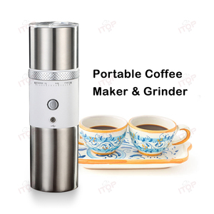 Mini Xách Tay Máy Pha Cà Phê Tay Cà Phê Nhà Sản Xuất Bằng Tay Vận Hành Máy Pha Cà Phê Cho Du Lịch Với Mài Chức Năng - Product Image 2