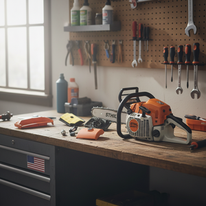 Kit Combinato NGK: Candeletta, Filtro Carburante, Inserto in Schiuma, Coperchio Filtro Aria e Base - Ricambi Compatibili con Motosega Stihl MS200T 020T - Product Image 3