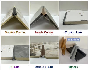 Panneaux muraux décoratifs en placage de bois de bambou facilement installables, feuilles de marbre <span class=keywords><strong>PVC</strong></span> de haute qualité, autres panneaux - Product Image 5