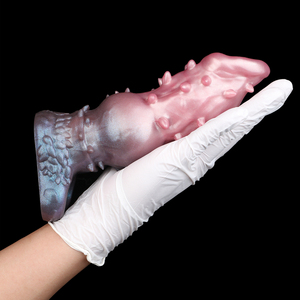 FAAK, recién llegado, anillo de silicona para pene de monstruo colorido, manga de pene de dragón, productos sexuales, agrandamiento de pene para hombres, juguete sexual - Product Image 6